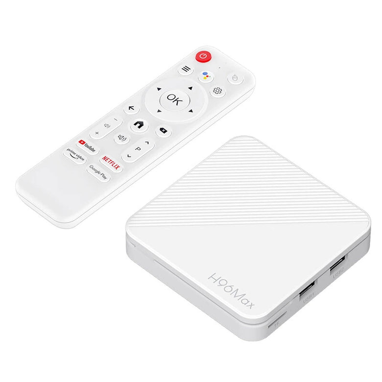 H96Max H313 2+16G 4K UHD Android 14.0 TV Box Quad-core Support WiFi6 bluetooth Voice Remote Media Player 3D HDR10 Set Top Box