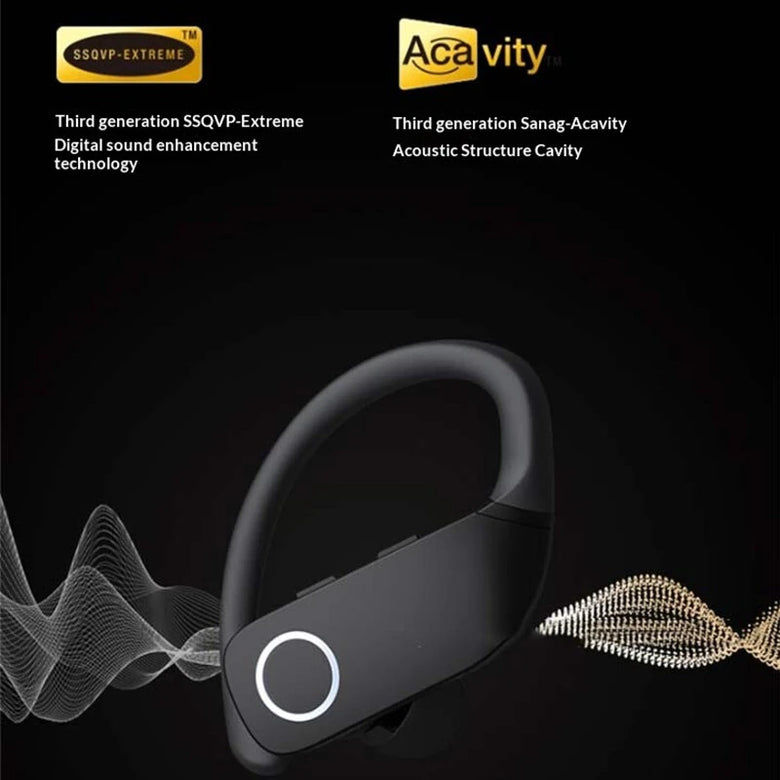 SANAG Z9 TWS Earphone bluetooth Earphone HiFi Stereo Deep Bass Dual Microphones CVC Call Noise Cancelling Power Display IPX5 Waterproof Earhooks Sports Headphones