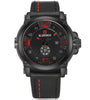 NAVIFORCE Fashion Men Sports Watches Genuine Leather Strap Quartz Watch Waterproof Date Luminous Wristwatch