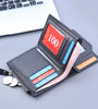PU Leather Men's Wallet Clutch Bag Card Holder Short Wallets Zipper Large Capacity Vintage Male Purses