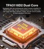 TPA3116D2 100W+100W bluetooth Amplifier Audio Digital Power Amplifier RGB Dual Channel Amp Built-in DSP Support RCA Coaxial Optical 6.5mm Microphone Karaoke Wireless Adapter