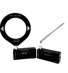 AMNVOLT V3S ATS Mini SI4732 Radio All Band Receiver CNC Metal DSP AM FM SSB LSB USB Hi-Z Circuit