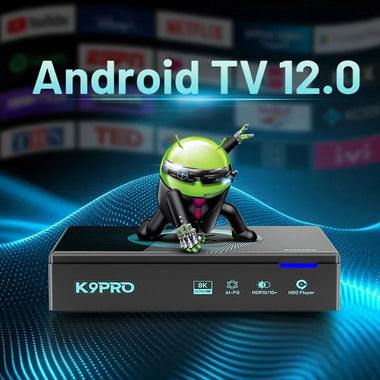 KinHankK9 PRO 8K Android TV Box with Montage Player HDR10+ RK3588S Octa-core 8GB RAM 64GB ROM Support WiFi 6 BT5.0 1000M HD2.1 Smart Home Set Top Box