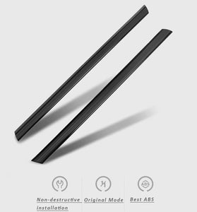 2X Front Grille Strip Bumper Grill Trim Cover Golf Decorative Grille for VW Golf 7 Golf 7.5