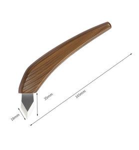 RUITOOL Carving Knife 45 Degree Tip 18mm Blade 150mm Ergonomic Handle Precision Alloy Steel Lightweight Wood Craft Tool