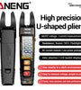 ANENG PN129 Digital Clamp Meter 600V 100A Multimeter with LCD Backlit Display Flashlight Auto Power Off NCV Data Retention