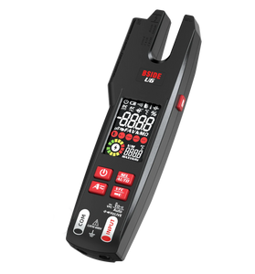 BSIDE U6 Digital Clamp Fork Multimeter AC/DC Voltage Current Tester with Infrared Temperature Measurement & Safety Features