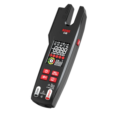 BSIDE U6 Digital Clamp Fork Multimeter AC/DC Voltage Current Tester with Infrared Temperature Measurement & Safety Features