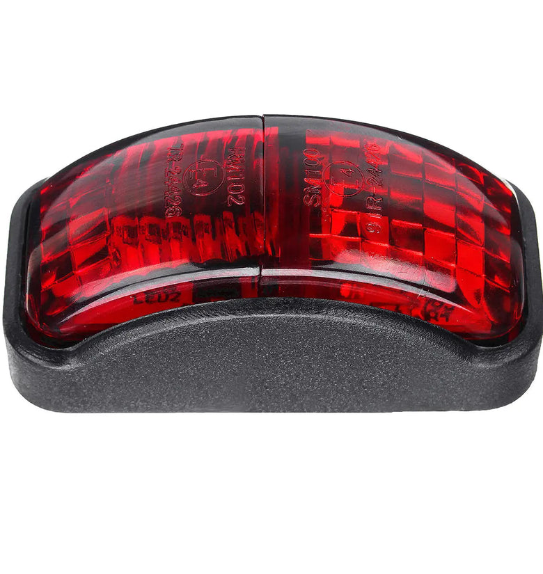 2-SMD LED Side Marker Lights Clearance Lamp 12-30V 54x24mm E4 Red/Yellow/White for Truck Trailer Van