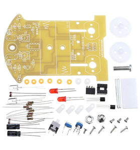 DIY D2-5 Intelligent Tracking Car Kit Patrol Car Electronic Production Kits