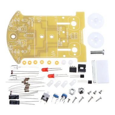DIY D2-5 Intelligent Tracking Car Kit Patrol Car Electronic Production Kits