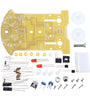 DIY D2-5 Intelligent Tracking Car Kit Patrol Car Electronic Production Kits