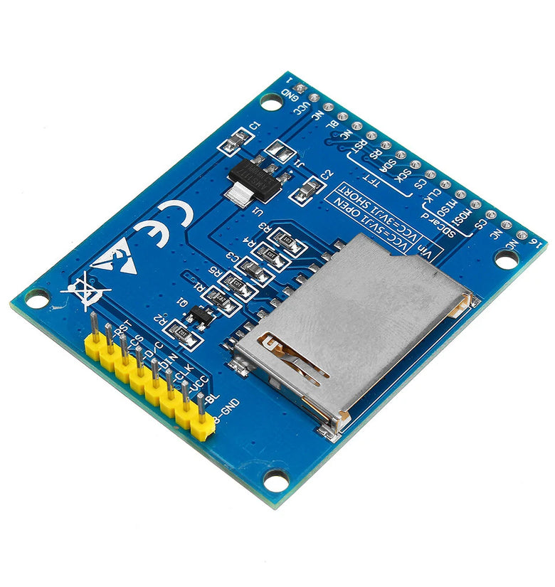 1.8 Inch 128X160 ILI9163/ST7735 TFT LCD Module With PCB Baseboard SPI Serial Port