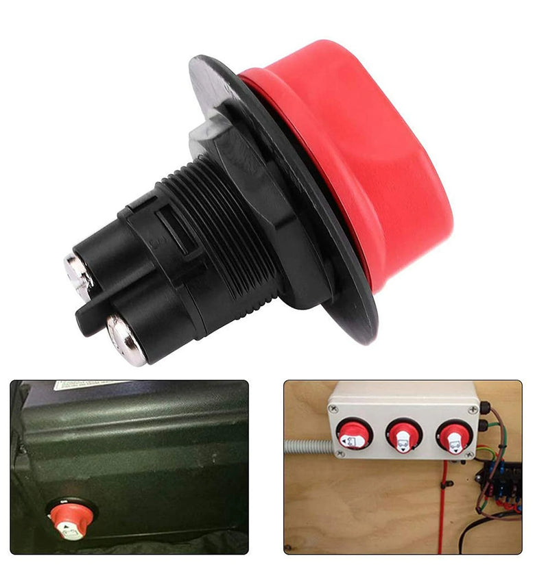 50A 100A 200A 300A Car Battery Switch DC 32V Disconnecter Power Isolator Cut Off Rally Switch Kit For Car Motorcycle Truck Boat