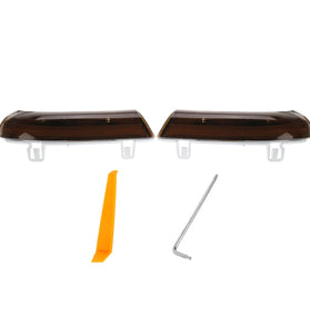 Pair Dynamic LED Turn Signal Light Mirror Indicator Lights Amber for VW Golf 5 Jetta MK5 Passat B6