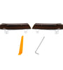 Pair Dynamic LED Turn Signal Light Mirror Indicator Lights Amber for VW Golf 5 Jetta MK5 Passat B6