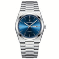 POEDAGAR Luxury Men Quartz Watch Waterproof Luminous Sport Watches Date Week Stainless Steel Male Wristwatch