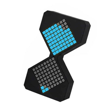 LED Matrix Electronic Hourglass Rechargeable USB Timer Adjustable Brightness Desk Clock 1-30 Minutes ABS Material Modern Design with Gravity Sensor