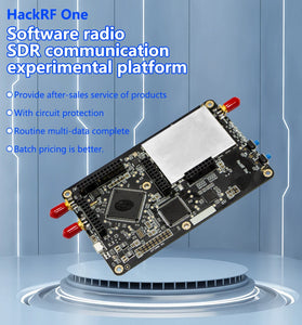 HackRF One Software Defined Radio 1MHz-6GHz 20MHz Bandwidth 8bitADC/DAC 20Mbps Rate 10dBm Max Power Includes USB Cable and Acrylic Shell
