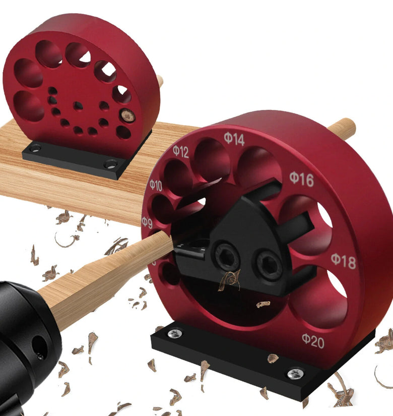 Adjustable Dowel Maker Jig Kit 8-20mm Perfect for Efficient Precision Woodworking and Round Rod Crafting