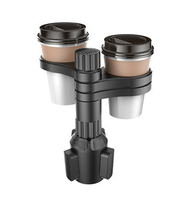 3 in 1 Car Cup Holder Expander Multifunctional Car Central Control Cup Holder Beverage Holder 360 Degree Rotation for Auto Automotive Truck RV