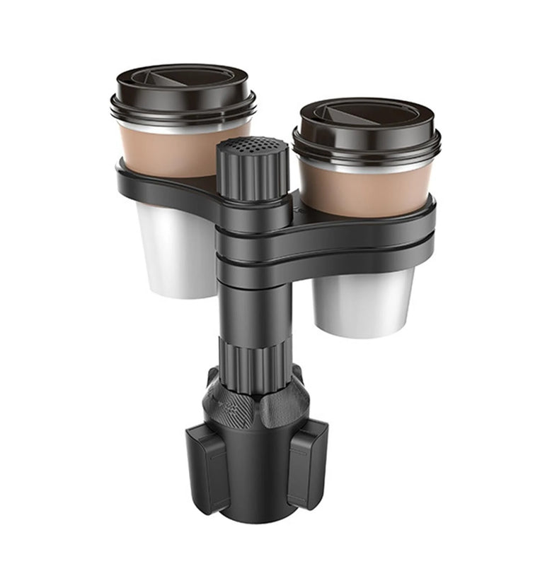 3 in 1 Car Cup Holder Expander Multifunctional Car Central Control Cup Holder Beverage Holder 360 Degree Rotation for Auto Automotive Truck RV