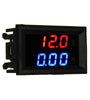5pcs nMini Digital Voltmeter Ammeter DC 100V 10A Voltmeter Current Meter Tester Blue+Red Dual LED Display