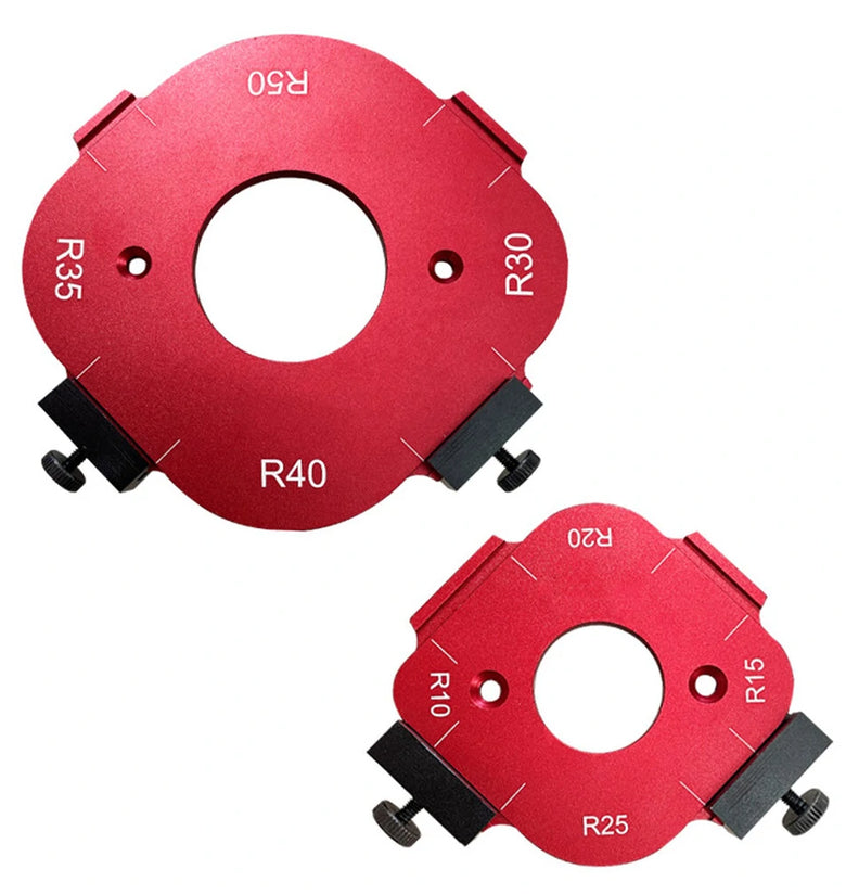 4 in 1 Woodworking Round Corner Positioning Mold Durable Precision Shaping Tool Efficient Cutting Trimming