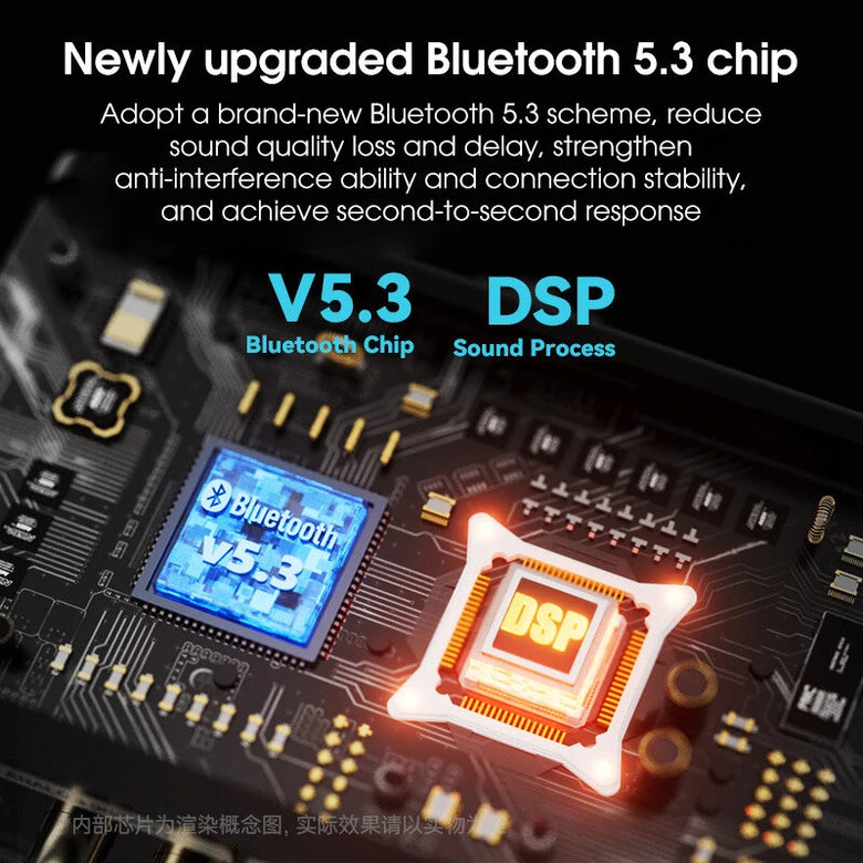 OMS M18 bluetooth V5.3 Audio Receiver Transmitter 3.5MM AUX RCA USB Multi-point Interface RGB Light Driver-free Adapter with Two External High-gain Antennas Support Microphone Singing for Phone Tablet TV Speaker