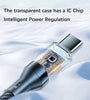 120W USB-A to Type-C Cable with Digital Display Fast Charging Data Transmission Copper Core Line 1M/2M Long for iPhone 15 15 Plus for Huawei Pura 70 Ultra for Xiaomi Civi 4 Pro for Samsung Galaxy S24