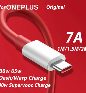 7A USB-A to USB-C Cable Fast Charging Data Transmission Copper Core Line 1M/2M Long for Oneplus 11 10T 9 9R for Huawei Mate50 for Samsung Galaxy S23 for Redmi K60