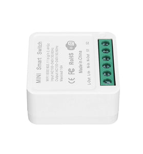 3Pcs 16A Mini Smart Wifi DIY Switch Support 2 Way Control Smart Home Automation Module Work with Alexa Google Home Smart Life App