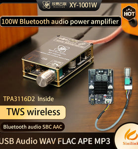 Sinilink XY-1001W TWS bluetooth 5.3 Amplifier Board Mono 100W TPA3116D2 AUX USB Stereo Pairing Audio Module