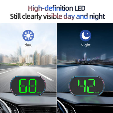 X2 Car HUD Head-up Display Car Beidou GPS Multi-function Speedometer Portable Display Head-up Instrument