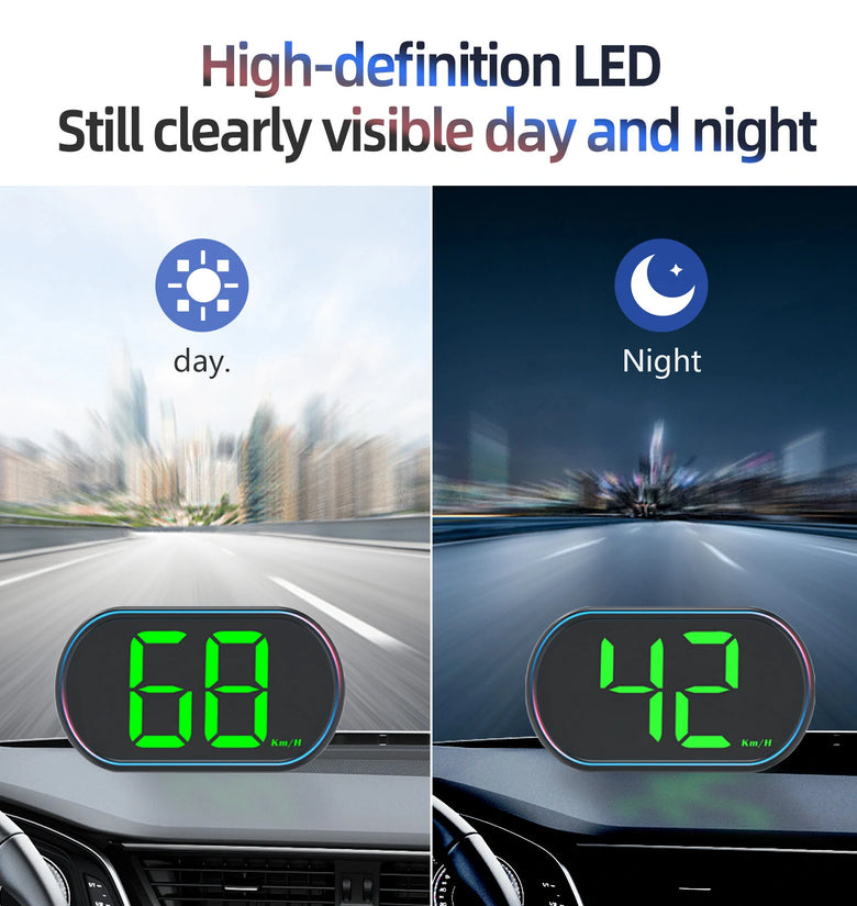 X2 Car HUD Head-up Display Car Beidou GPS Multi-function Speedometer Portable Display Head-up Instrument
