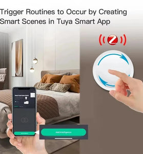 Tuya Zigbe Smart Konb Scene Switch Dimmer Button Knob Controller Home Automation Intelligent DIY Switch Support Home Assistant