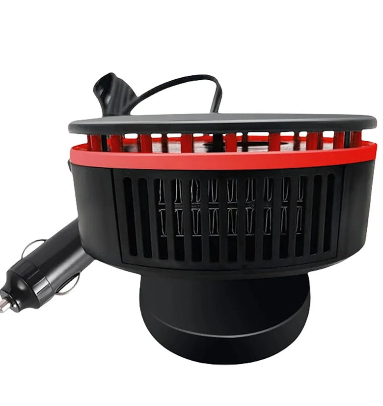 2 In 1 Car 360 Rotating Heater Fan Car Heater Fan Portable Car Heater with Cooling Function 150W 12V Windshield Defroster