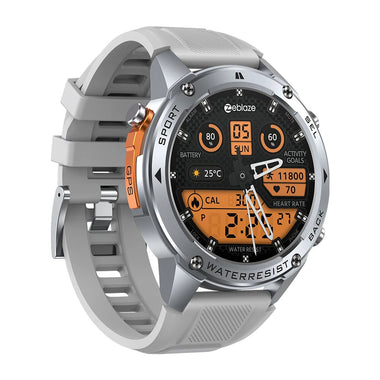 [World Premiere]Zeblaze Stratos 2 Ultra 1.43 HD AMOLED GPS 10 ATM Waterproof Barometric Altimeter Compass 60 days Battery Life GPS Dual-band GNSS 6 SatellitePositioning System Health Management Ultimate Outdoor Smart Watch