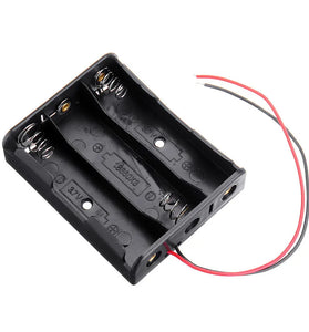 3pcs 4 Slots 18650 Battery Holder Plastic Case Storage Box for 4*3.7V 18650 Lithium Battery