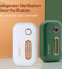 Air Purifier Mini Refrigerator Deodorizer USB Rechargeable 1200mAh Battery 2 Speed Multi-Functional Sterilization for Efficient Odor Removal and Freshness
