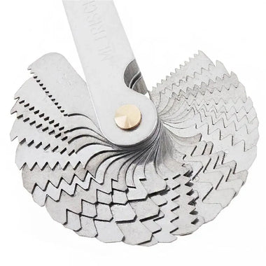 58PCS Metric & Imperial Screw Thread Pitch Gauge Stainless Steel Portable Accurate Precision Tool for Industrial Measurement