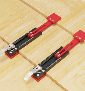 2PCS Gecko Gauge Siding Installation Tool Siding Mounting Kit Adjustable Siding Reveals Dual Scale Metric/Imperial