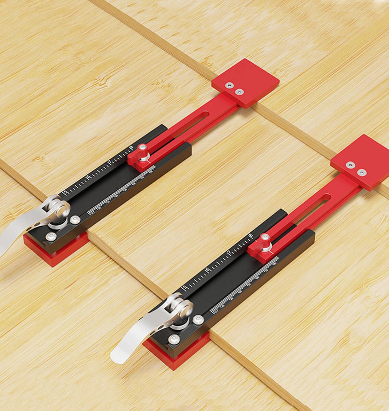 2PCS Gecko Gauge Siding Installation Tool Siding Mounting Kit Adjustable Siding Reveals Dual Scale Metric/Imperial