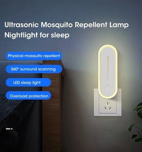 Ultrasonic Mosquito Repellent TS-17 Eco-Friendly Pest Control LED Night Light Power Less Than 1W Compact Design for Home with EU US Plug Options