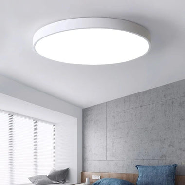 4000K Full Spectrum LED Ceiling Lamp Modern Simple Bedroom Lamp Thin Thickness for Living Room Bedroom Kitchen