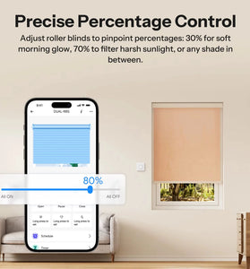 SONOFF MINI-ZBRBS-E Zigbee3.0 Smart Roller Shutter Wall Switch Fusion Series Orb-ZBRBS Precise Percentage Adjustment Schedule Function Voice Control with Alexa Google Home