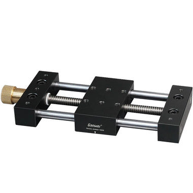 75mm 120mm Travel Displacement Platform Precision Linear Stage Aluminum Alloy High Load Capacity Laser Engraved Scale Lab Industrial Equipment