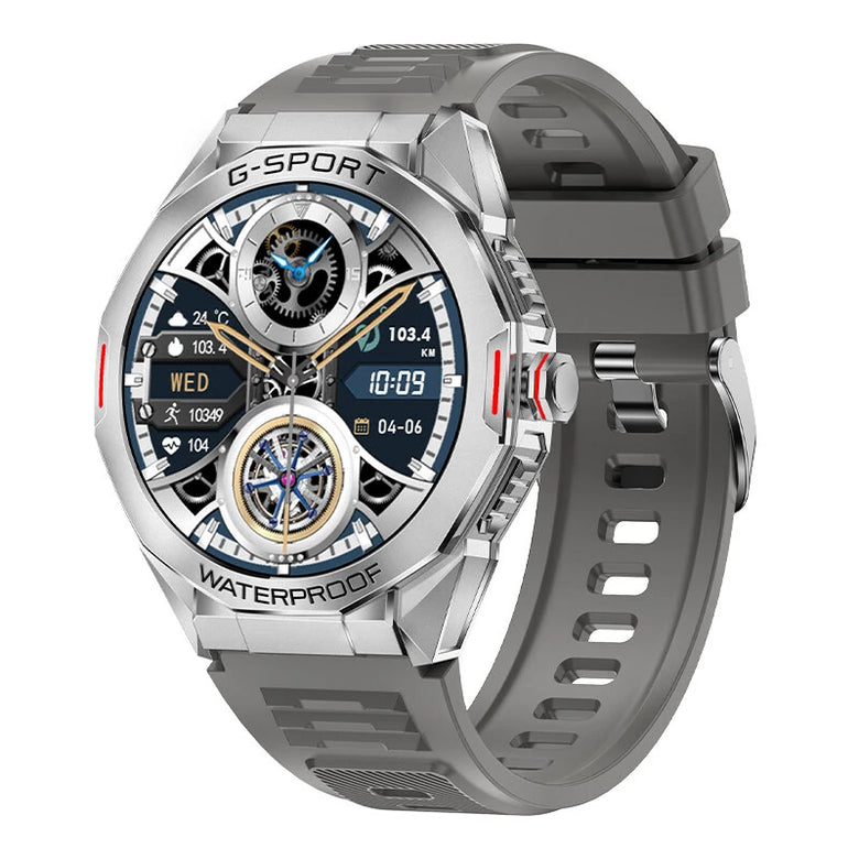 H89 1.46inch HD Screen bluetooth Call Heart Rate Blood Pressure Blood Oxygen Monitor Sleep Monitoring Breathing Training Multi-sport Modes IP68 Waterproof Smart Watch