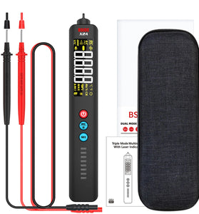 BSIDE Bside X2 Smart Digital Multimeter Infrared Temperature Measuring Lcd Screen Ac Dc Voltage Detector Pen Led Flashlight Accurate And Sensitive Multifunction Voltage Meter Continuity Resistance