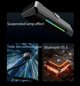 EDIFIER ZX3 bluetooth 5.3 Speaker Wired Loudspeaker 52mm Full Frequency Unit Stereo Subwoofer RGB Light Bulit-in Microphone Soundbar